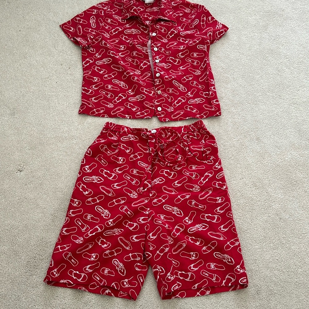 Pair Of Tops And Short (Bermuda Short) By Stonebr… - image 1